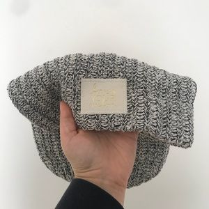 Love Your Melon Black Speckled Gold Foil Beanie